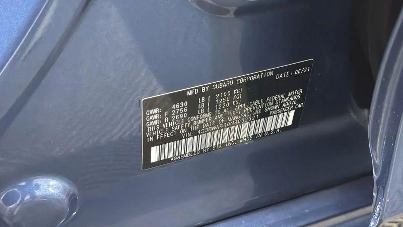 2022 Subaru Legacy Base