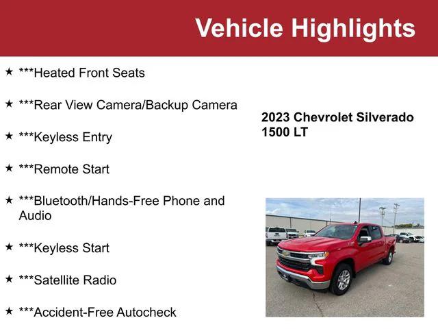 2023 Chevrolet Silverado 1500 4WD Crew Cab Standard Bed LT