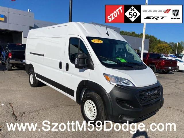 2025 RAM ProMaster 2500 Cargo Van Tradesman High Roof 159 WB w/Pass Seat