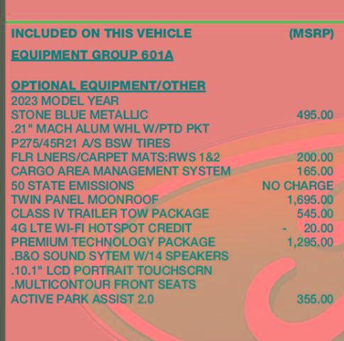 2023 Ford Explorer Platinum