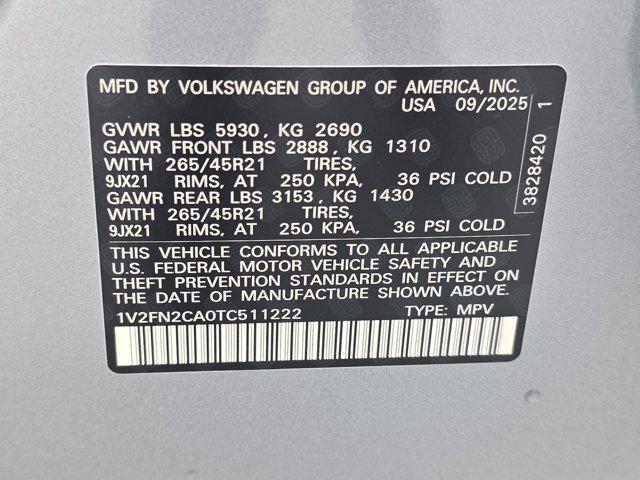 2026 Volkswagen Atlas 2.0T SEL Premium R-Line