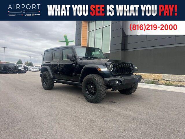 2024 Jeep Wrangler 4-Door Willys 4x4 2024 Jeep Wrangler 4-Door Willys 4x4