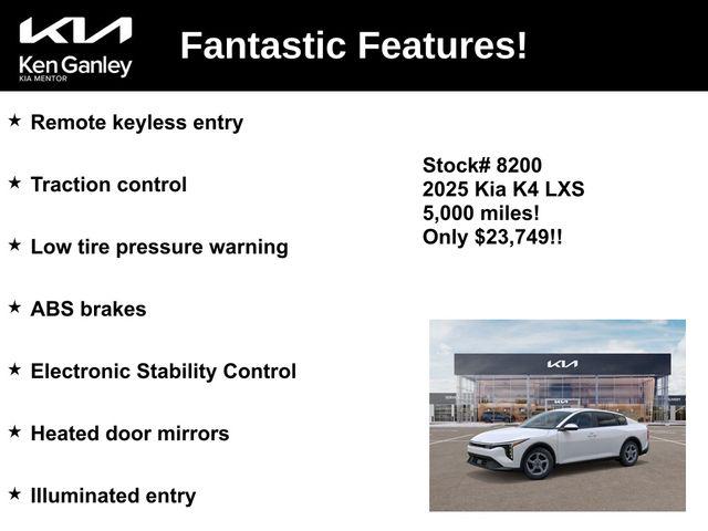 2025 Kia K4 LXS