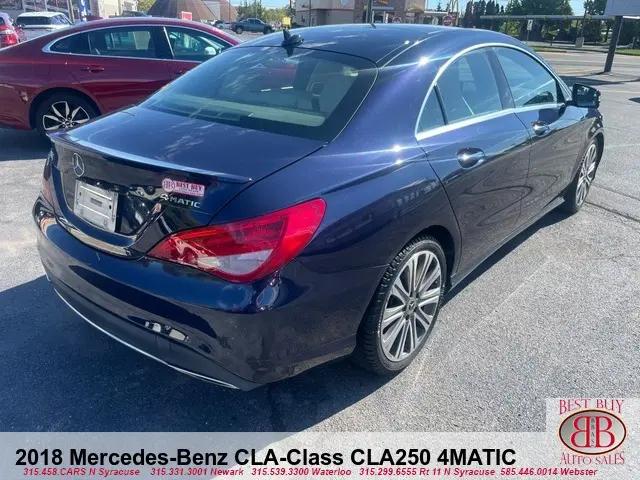 2018 Mercedes-Benz CLA 4MATIC