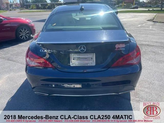 2018 Mercedes-Benz CLA 4MATIC