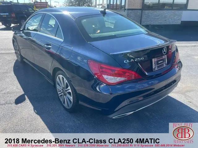 2018 Mercedes-Benz CLA 4MATIC