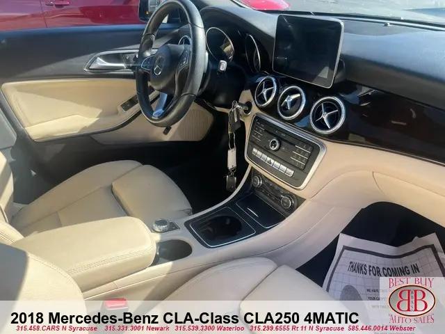2018 Mercedes-Benz CLA 4MATIC