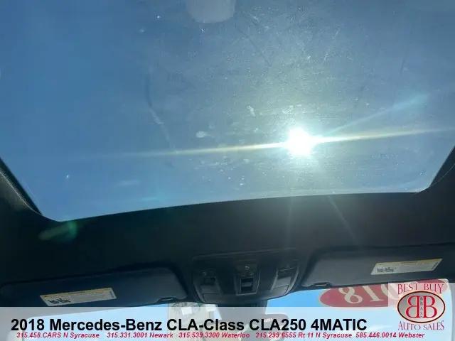 2018 Mercedes-Benz CLA 4MATIC