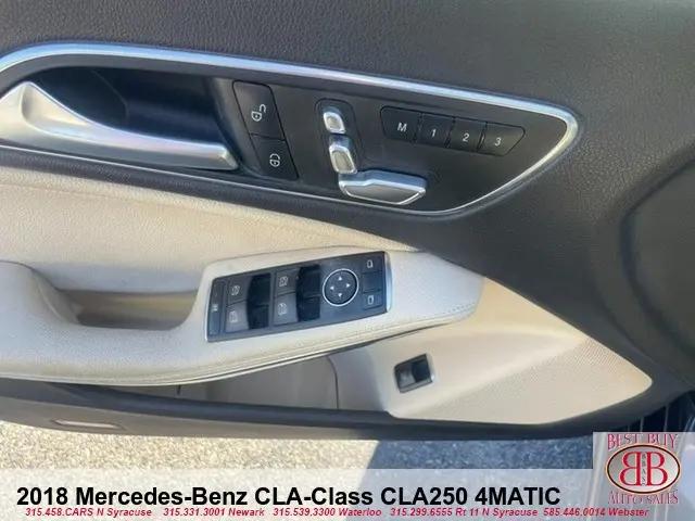 2018 Mercedes-Benz CLA 4MATIC