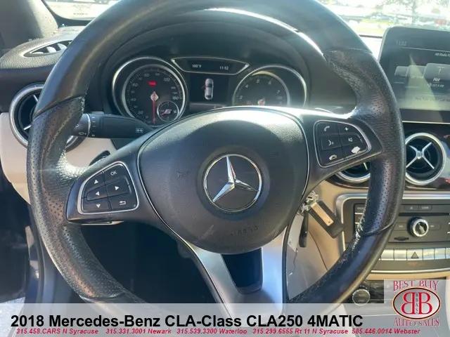 2018 Mercedes-Benz CLA 4MATIC