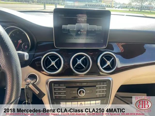 2018 Mercedes-Benz CLA 4MATIC