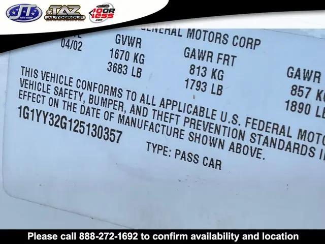 2002 Chevrolet Corvette Base