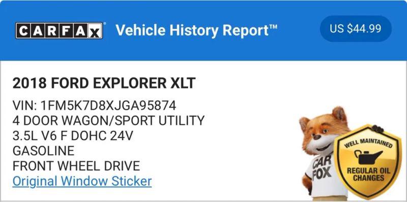 2018 Ford Explorer XLT