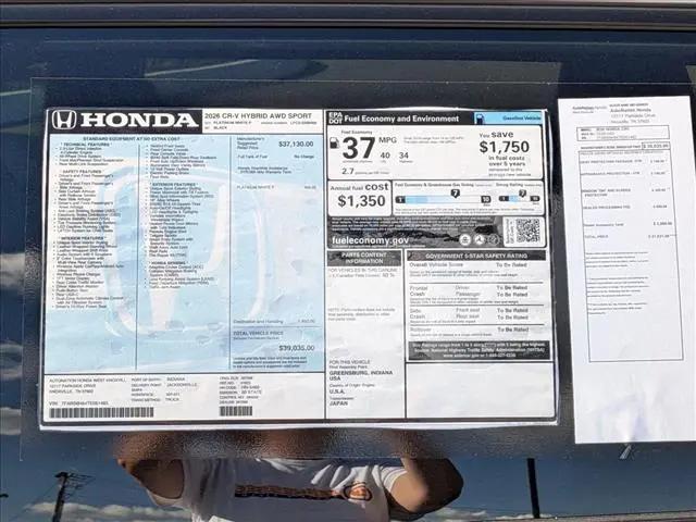 2026 Honda CR-V Hybrid AWD Sport