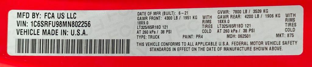2021 Ram 1500 TRX Crew Cab 4x4 5'7" Box