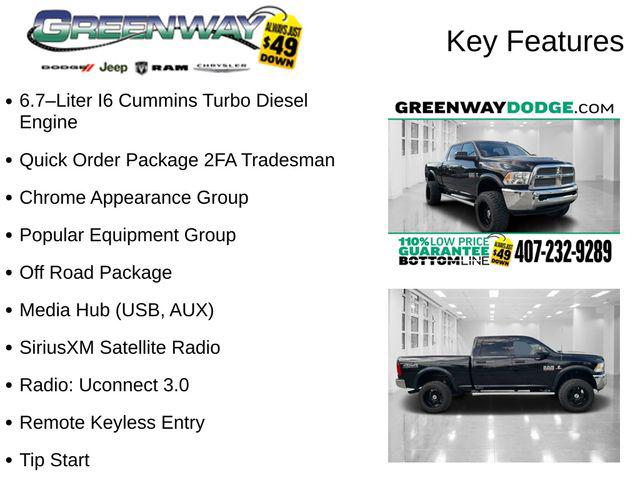 2018 RAM 2500 Tradesman Crew Cab 4x4 64 Box
