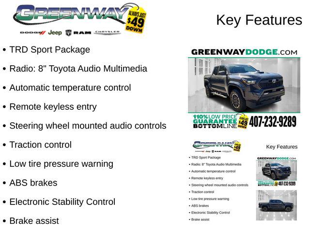 2024 Toyota Tacoma TRD Sport 2WD 2024 Toyota Tacoma TRD Sport 2WD