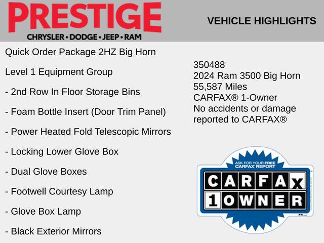 2024 RAM 3500 Big Horn Crew Cab 4x4 8 Box 2024 RAM 3500 Big Horn Crew Cab 4x4 8 Box