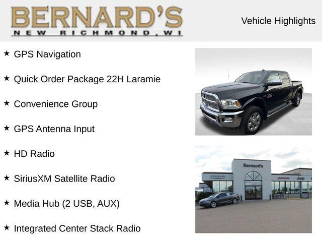 2018 RAM 2500 Laramie Crew Cab 4x4 64 Box 2018 RAM 2500 Laramie Crew Cab 4x4 64 Box
