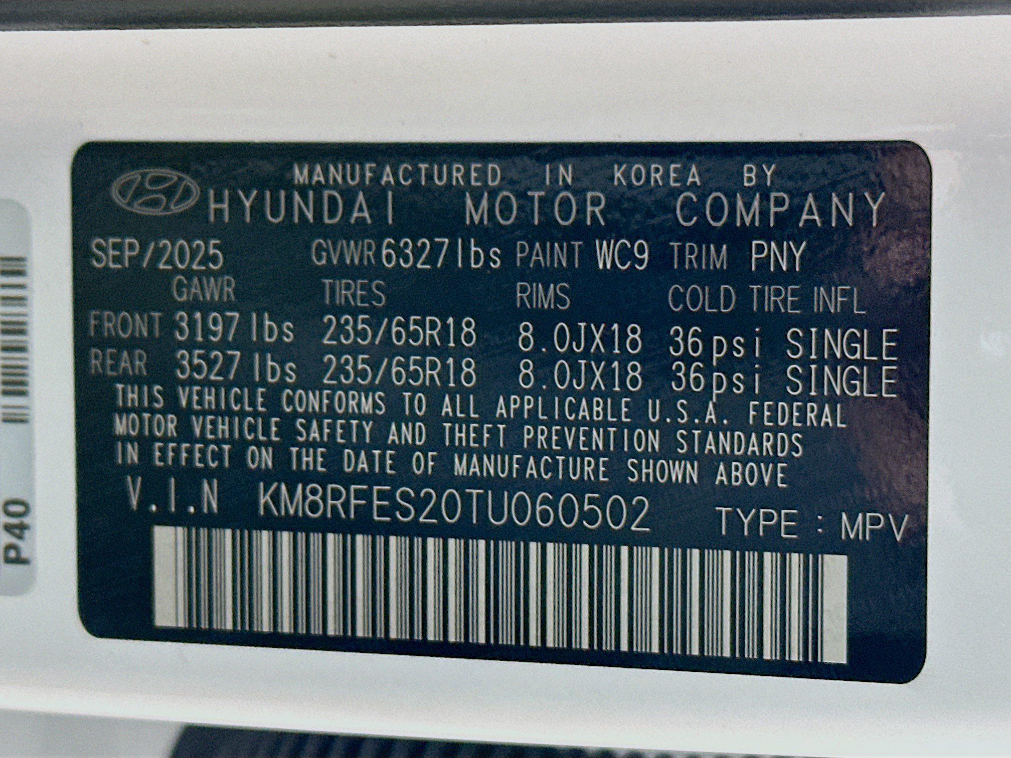 2026 Hyundai Palisade SE - Photo 32