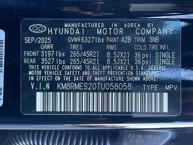 2026 Hyundai Palisade Calligraphy