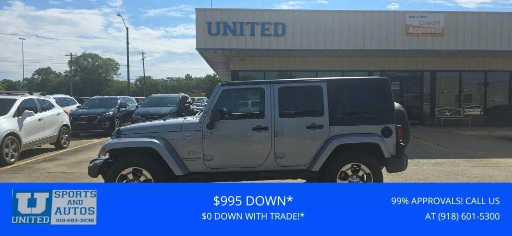2017 Jeep Wrangler Unlimited Sahara 4x4 for sale in Muskogee, OK