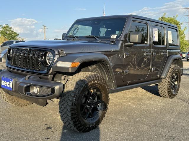 2024 Jeep Wrangler 4-Door Willys 4x4 2024 Jeep Wrangler 4-Door Willys 4x4