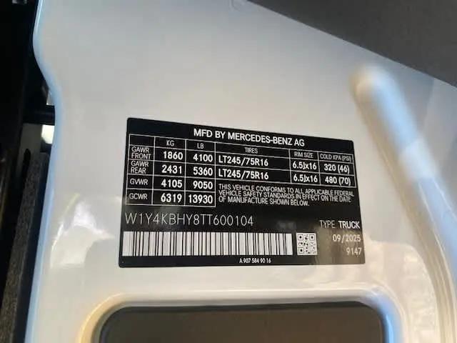 2026 Mercedes-Benz Sprinter 2500 Standard Roof 4-Cyl Diesel