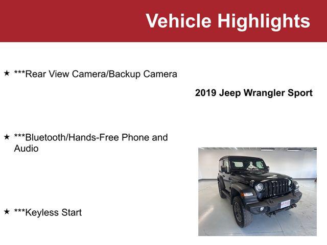 2019 Jeep Wrangler Sport 2019 Jeep Wrangler Sport