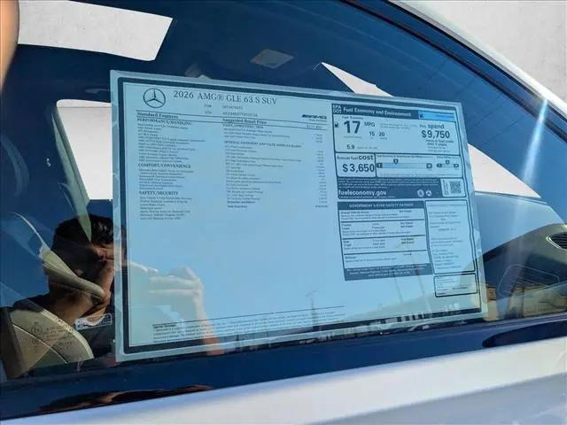 2026 Mercedes-Benz GLE AMG GLE 63 S 4MATIC+