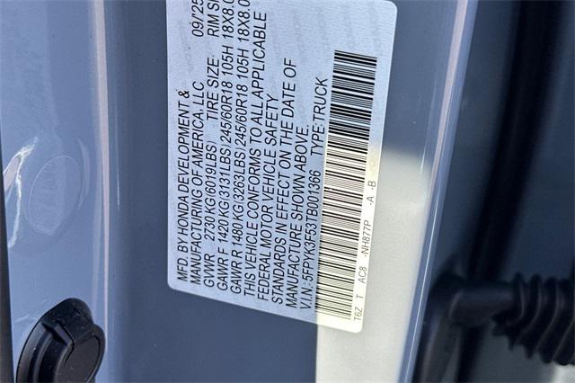 2026 Honda Ridgeline RTL