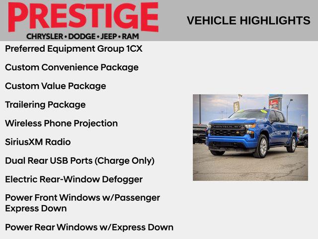 2022 Chevrolet Silverado 1500 4WD Crew Cab Short Bed Custom