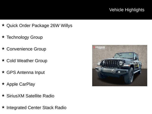2021 Jeep Gladiator Willys 4x4
