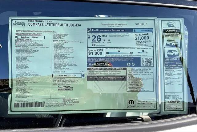 2026 Jeep Compass Latitude