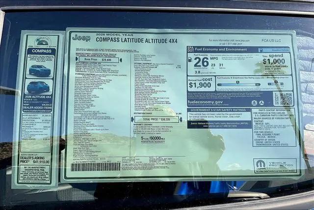 2026 Jeep Compass Latitude