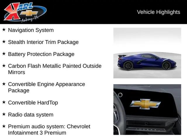 2026 Chevrolet Corvette Stingray Convertible, 2LT, RWD