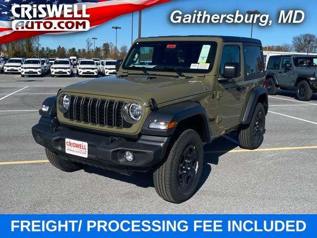 2026 Jeep Wrangler WRANGLER 2-DOOR SPORT 2026 Jeep Wrangler WRANGLER 2-DOOR SPORT