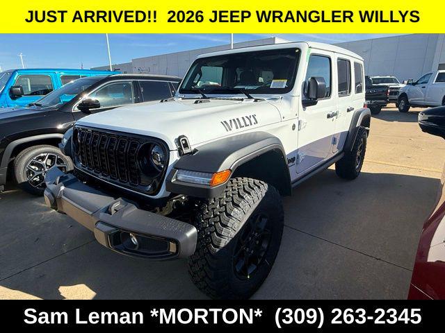 2026 Jeep Wrangler WRANGLER 4-DOOR WILLYS 2026 Jeep Wrangler WRANGLER 4-DOOR WILLYS