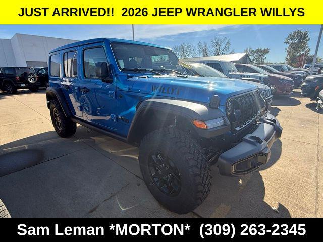 2026 Jeep Wrangler WRANGLER 4-DOOR WILLYS 2026 Jeep Wrangler WRANGLER 4-DOOR WILLYS