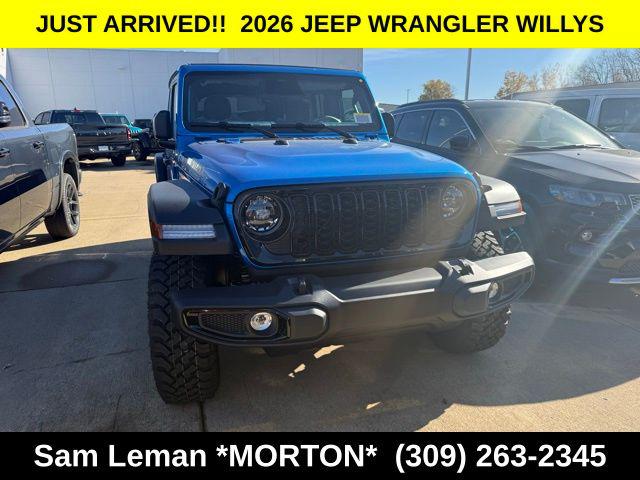 2026 Jeep Wrangler WRANGLER 4-DOOR WILLYS 2026 Jeep Wrangler WRANGLER 4-DOOR WILLYS