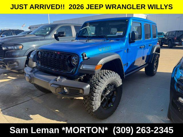 2026 Jeep Wrangler WRANGLER 4-DOOR WILLYS 2026 Jeep Wrangler WRANGLER 4-DOOR WILLYS