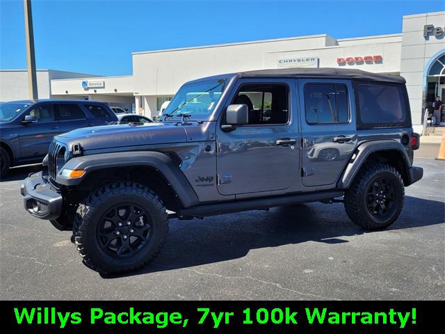 2021 Jeep Wrangler Unlimited Willys Sport 4x4 2021 Jeep Wrangler Unlimited Willys Sport 4x4
