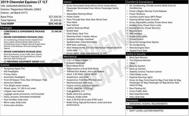 2019 Chevrolet Equinox LT