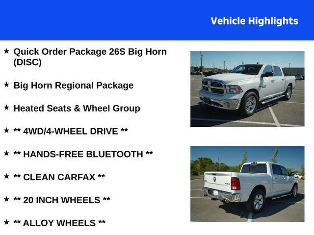 2018 RAM 1500 Big Horn Crew Cab 4x4 57 Box