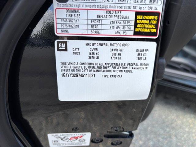 2004 Chevrolet Corvette Convertible
