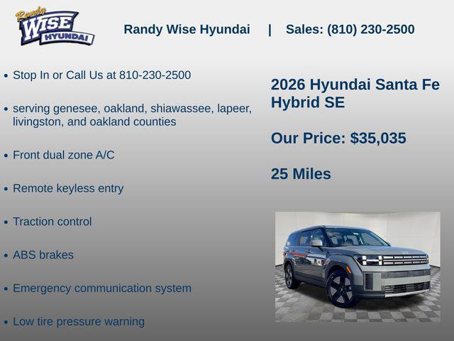 2026 Hyundai Santa Fe Hybrid SE