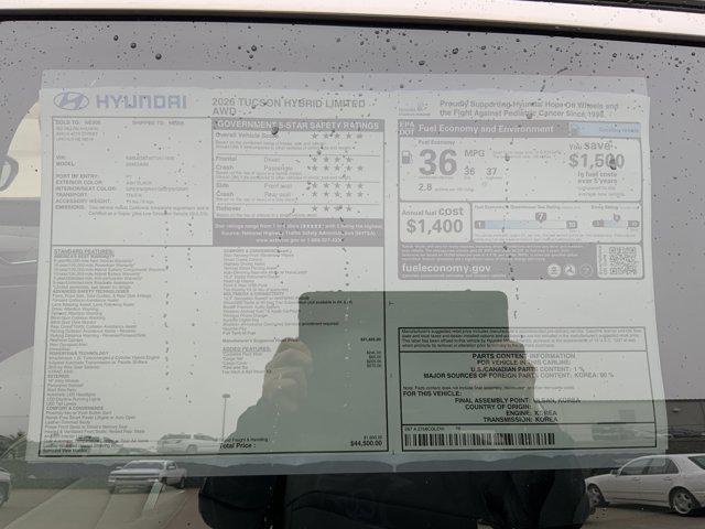 2026 Hyundai Tucson Hybrid Limited