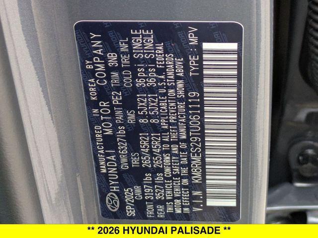 2026 Hyundai Palisade Calligraphy
