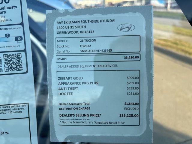 2026 Hyundai Tucson SE