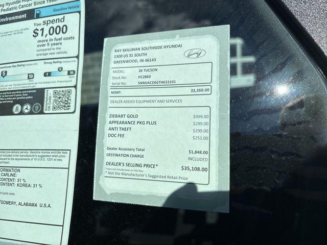 2026 Hyundai Tucson SE